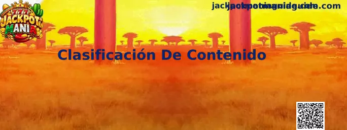 Guía de Jackpot Mania para consultar la clasificación de contenido, edad recomendada y controles parentales