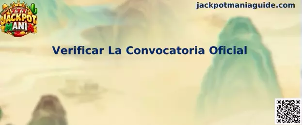 Guía para verificar la convocatoria oficial de juegos